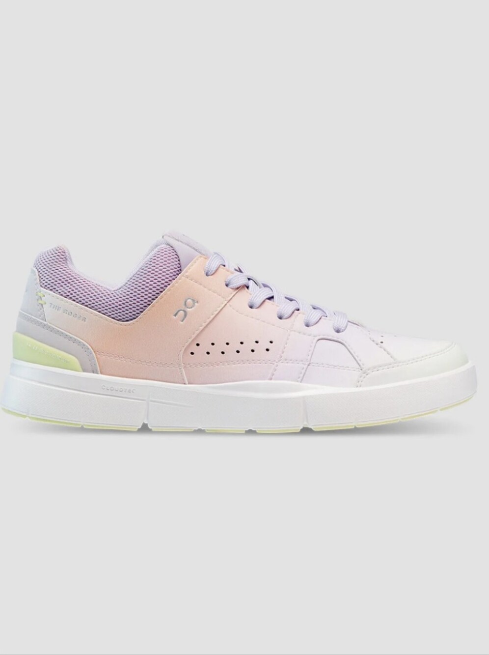 On Cloud THE ROGER Clubhouse Sneakers | Opal Prairie Limelight | 6
